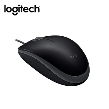 【Logitech 羅技】M110 靜音有線滑鼠 黑色【三井3C】