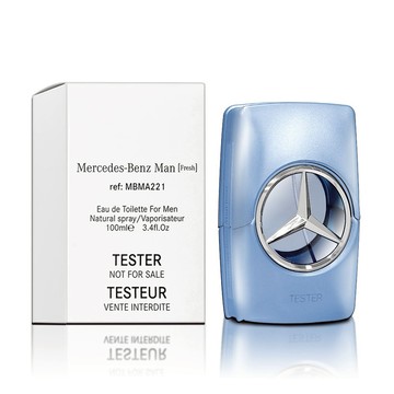 【Mercedes Benz】賓士 Man Fresh 天空藍調男性淡香水 (100ML) TESTER 環保包裝
