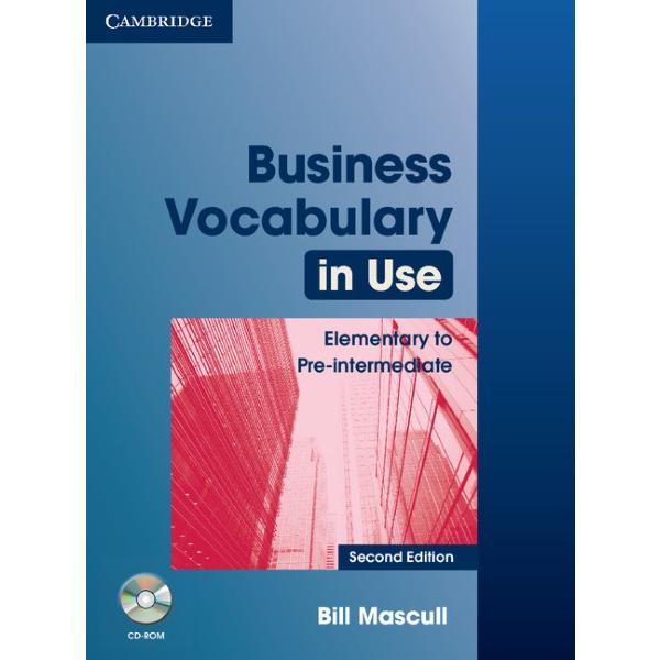 Business Vocabulary in Use 2nd Edition Elementary to Pre-Intermediate Book with Answers and CD-ROM