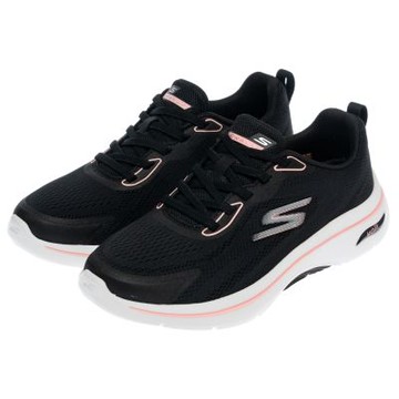 SKECHERS 女鞋 健走系列 瞬穿舒適科技 GO WALK ARCH FIT 2.0 寬楦款 - 125346WBKPK
