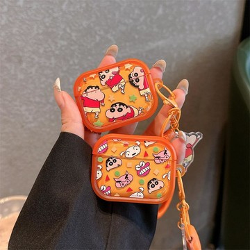 日系卡通小新airpods pro3蘋果藍牙耳機殼2/4代可愛保護套適用女