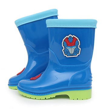 Hello Carbot 衝鋒戰士傑特 男童雨靴 10004  藍色  180