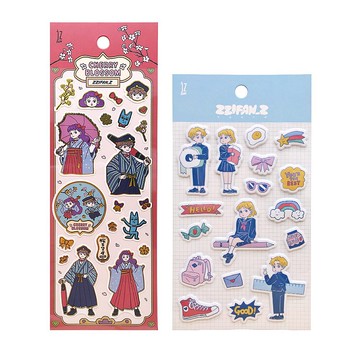 JzFun / Zzifan_z 裝飾貼紙兩入組