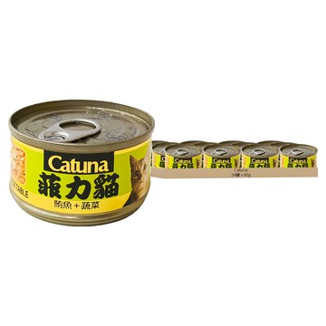 Catuna 菲力綜合貓罐  鮪魚 + 蔬菜  80g  24罐