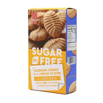六福手工無糖餅乾120g-乳酪