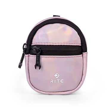 RITE 雞蛋包 尺寸8*10*3cm 包款EV05 中國產  極光粉  10 x 8 x 3cm