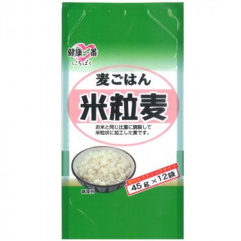 （代引不可）日本精麦 米粒麦 (45g×12)×6