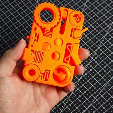 🔥精品優選🔥3D打印edc指甲解壓陀螺小紅書玩具爆款咔噠解壓玩具