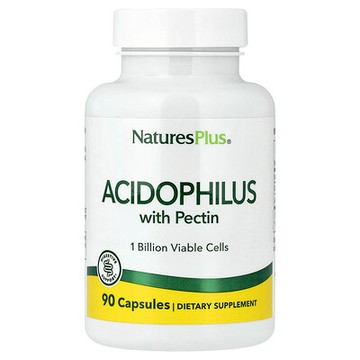 NaturesPlus, 含果膠乳酸菌，90 粒膠囊