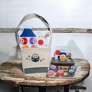 廣富號 帆布包 禮品 六小福存錢筒杯套組 招財