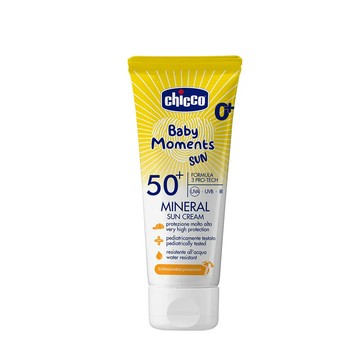 chicco 寶貝嬰兒輕潤物理防曬乳霜SPF50+