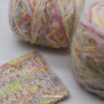 夢幻軟萌漸變色馬海毛手工特色線 手混線 鉤針棒針毛線