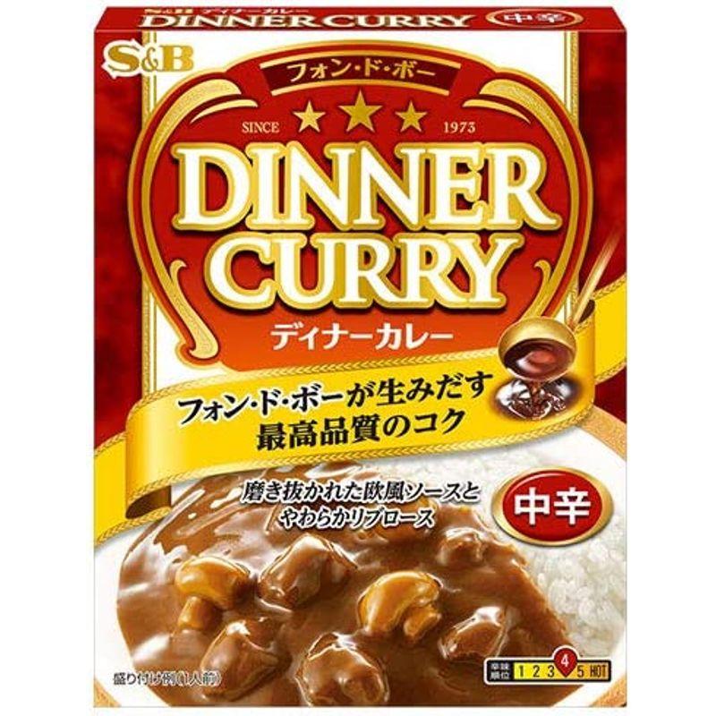 SB ディナーカレーレトルト 中辛 200g×5個