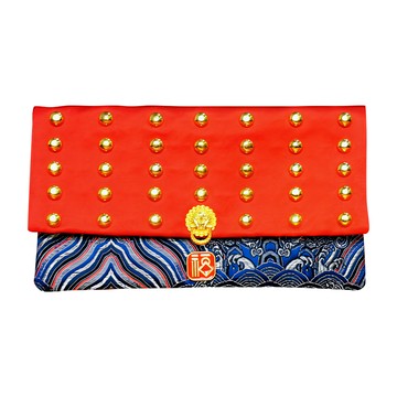 財神小舖 財神富貴鴻運錢袋  好運藍  1個