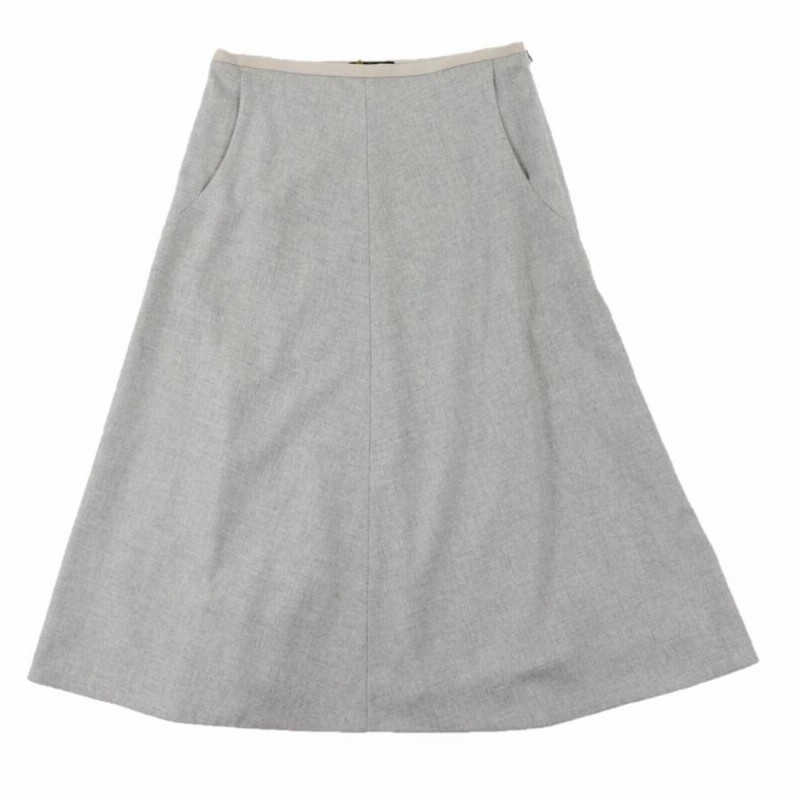 Loro Piana☆シルク コットンスカート☆ ロロピアーナシルクスカート