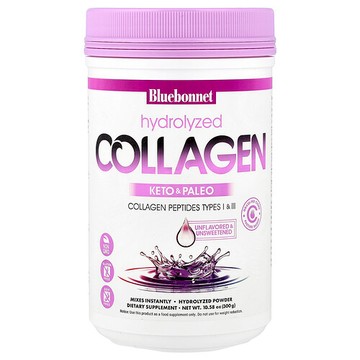 Bluebonnet Nutrition, 水解膠原蛋白，原味，10.58 盎司（300 克）