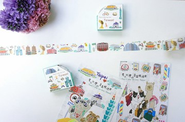 愛上台灣的百萬種理由 That's why we love Taiwan 紙膠帶(單捲)