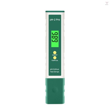 Ph-2 Pro 水質筆數字 pH 計 0.01 精度測試筆 -2.00~16.00 測量範圍帶背光顯示水族館水培實驗室