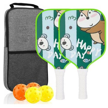 Pickleball兒童青少年匹克球拍玻璃纖維板跨境熱銷學校學生比賽