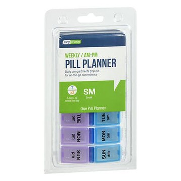 Ezy Dose 7 Day Am/Pm Travel Pill Container 1 each by EzyDose
