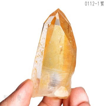 💛喜瑪拉雅精選：巴基斯坦黃金療癒者水晶0112-1號 ~喜悅，基督意識，平衡陰陽，疏通堵塞能量