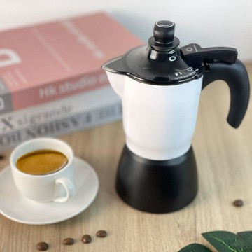 YOG-3杯高壓意式摩卡壺奶泡一體咖啡壺便攜復古歐式濃縮器具戶外旅行