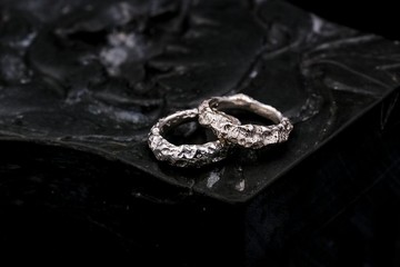 石紋錘音 | 純銀戒指