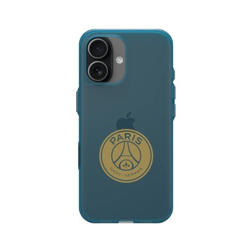 iPhone 17 Clear (相機按鈕) 夜幕藍 - PSG - PSG Logo Black 黑