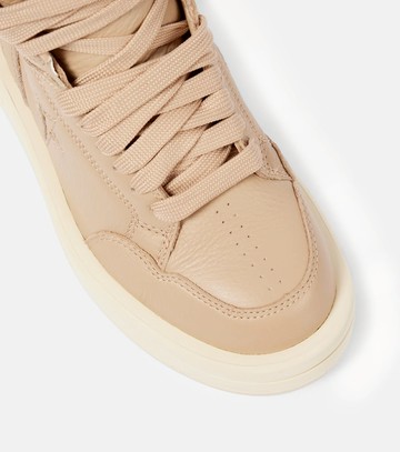 Rick Owens x Converse Turbowpn leather platform sneakers