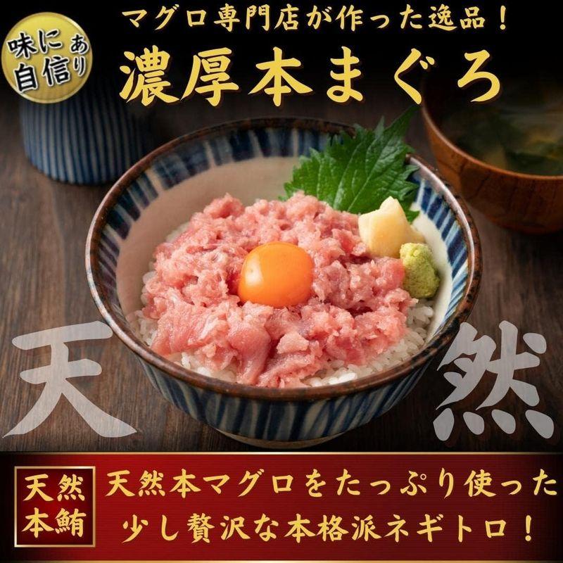 本マグロがたっぷり入ったネギトロ 天然鮪 小分け 90g×10 (贈答用ギフト包装)