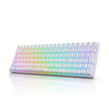 廠商出貨 RK100 96% 藍牙三模無線機械鍵盤 紅軸 RGB 白色