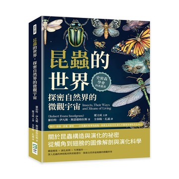 昆蟲的世界，探密自然界的微觀宇宙：飛行、掠食、求偶、變態……以昆蟲形態學為起點，探索生命如何在演化中展現多樣性及生命力