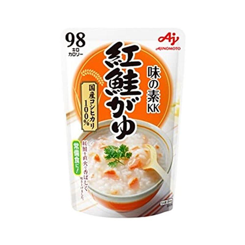 味の素KK おかゆ 白がゆ250g、玉子がゆ250g、小豆がゆ250g、梅がゆ250g、紅鮭がゆ250g 5種アソート 各1個セット