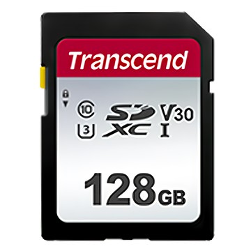 Transcend 創見 UHS-I SD 300S 記憶卡  128GB  讀取速度高達 95MB/s  適用於4K Ultra HD高清畫質錄影  1個