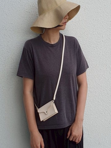 Leather Mini Bag_ Cream