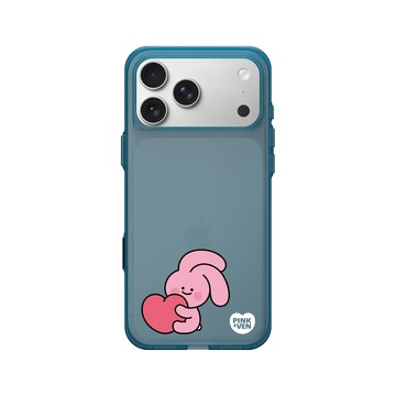 iPhone 17 Pro Max Clear (相機按鈕) 夜幕藍 - Pink & Ven - Love Pink