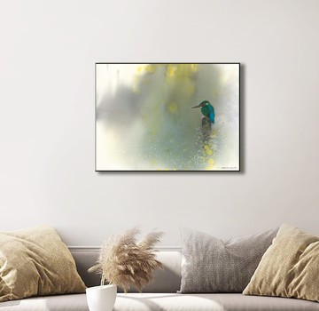 台灣藝術家林順雄獨家授權博物館級專業藝術微噴裝飾畫/傾聽晨光