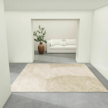 侘寂風圓絨可客製室內地毯