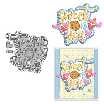 壓花刀模sweet you金屬切割刀模scrapbook紙藝手賬本碳鋼刀模代發