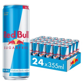 Red Bull 紅牛無糖能量飲料 355ml (24罐/箱)_官方直營店【超取限購1箱】