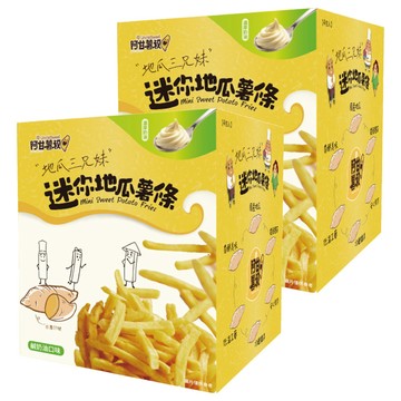 Uncle Sweet 阿甘薯叔 迷你地瓜薯條 鹹奶油口味  2盒  72g