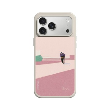 iPhone 17 Pro Max SolidX 貝殼灰 - Taku Bannai 坂内拓 - Kiro｜粉色騎行