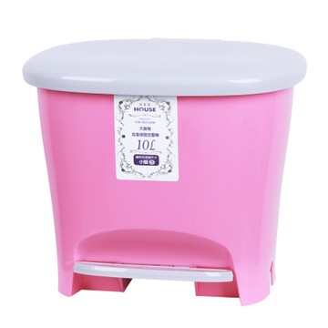 和菓子10L踏式垃圾桶-中