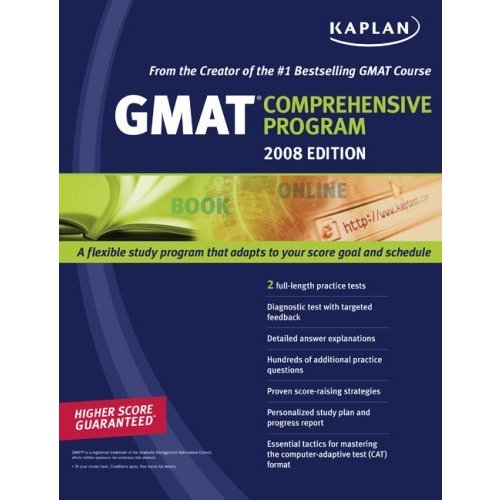 Kaplan GMAT 2008 Comprehensive Program