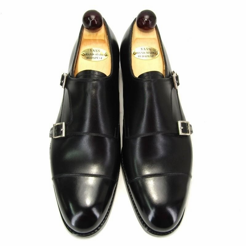 未使用 VASS SHOES ヴァーシュ ダブルモンクストラップ 1064 F