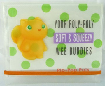 【震撼精品百貨】黃色小松鼠~相本『透明綠點』