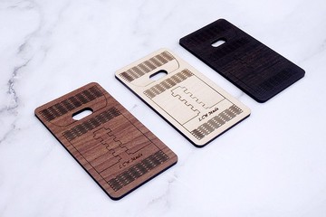 【客製雷雕禮物 】LCW木質輕便可調式手機架