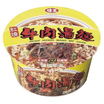[家速配]味王紅燒牛湯碗麵 85g