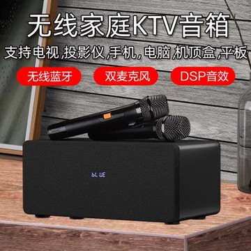 麥巢音響麥克風一體全民K歌無線話筒投影儀家庭唱ktv電視藍牙音箱