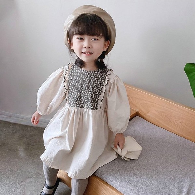 ワンピース キッズ 子供服 女の子 春服 長袖 子供ドレス 子ども服 ベビー服 キッズワンピース 女児 お姫様 おしゃれ 可愛い カジュアル 二次会 結婚式 通販 Lineポイント最大get Lineショッピング